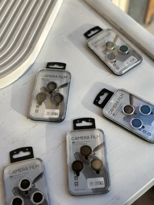 iPhone 12 Pro Max and Samsung A55 ring lens protector