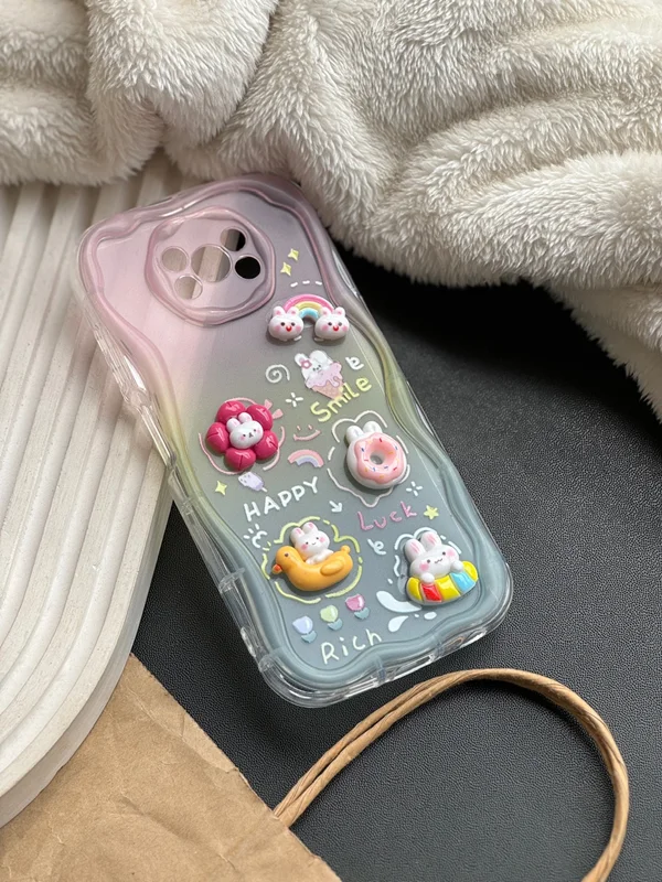 Happy Rabbit case for Samsung phone