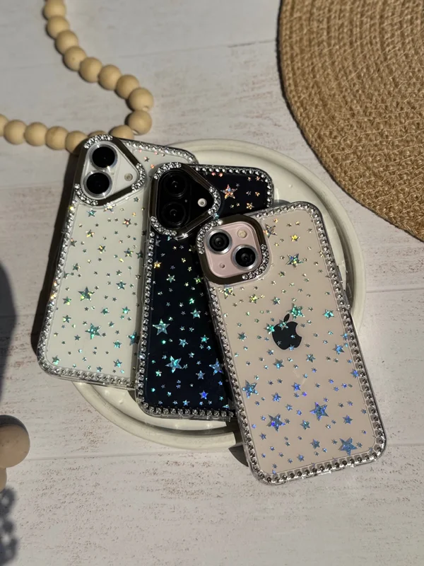 Star Rain Glitter Phone Case iPhone 13 phone