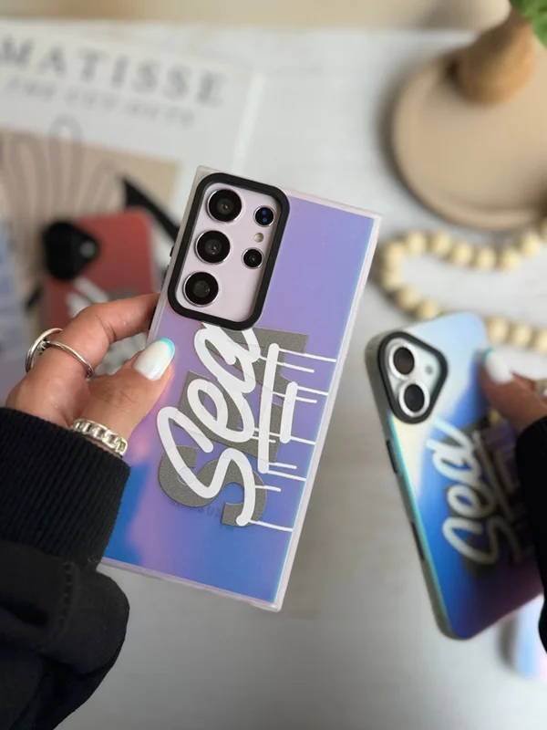 Samsung S21 FE Holographic Sea Design Case