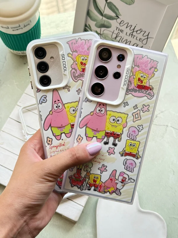 Patrick and SpongeBob Samsung A25 phone case