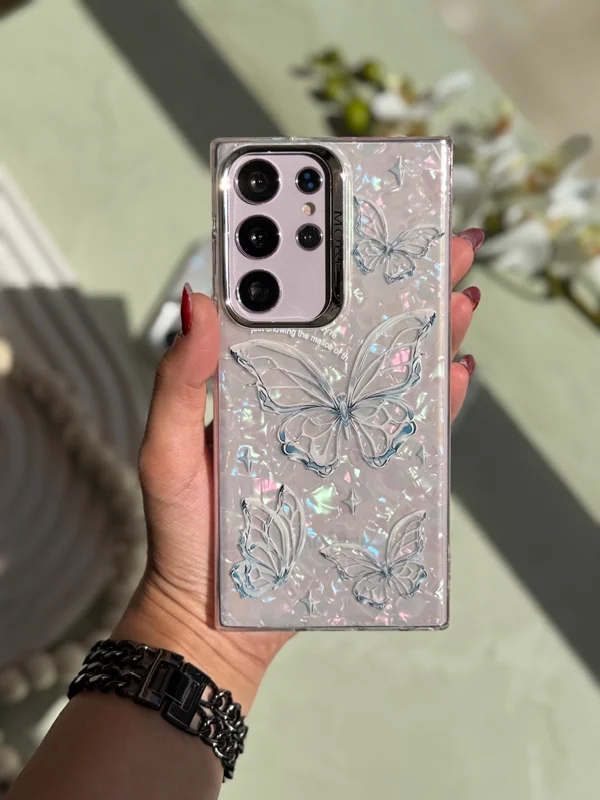 قاب شیائومی ردمی نوت 13 پرو 4G پروانه ی یخی دخترانه