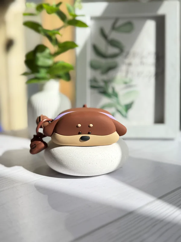 کاور ایرپاد طرح سگ Puppy سیلیکونی با آویز