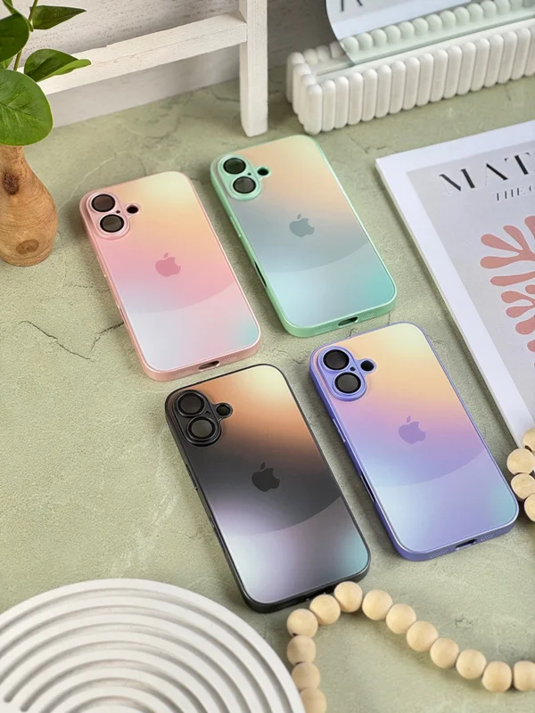 iPhone 15 case with quartz design