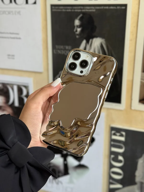 Wavy Mirror Design Phone Case – “Lucky” Edition iPhone 13/14 phone