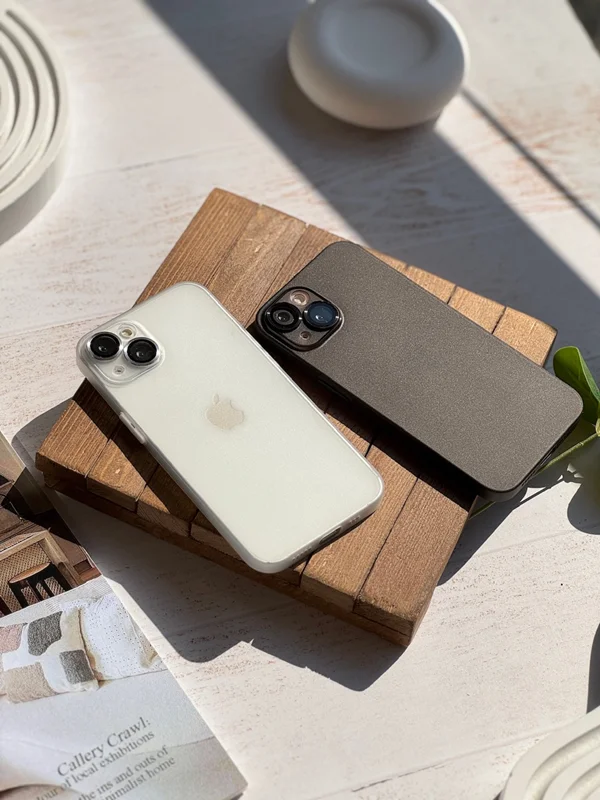 Matte iPhone 13 Pro phone case with lens protector