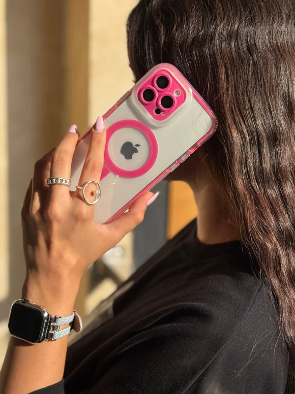 Colored iPhone 12 Pro case with mag safe