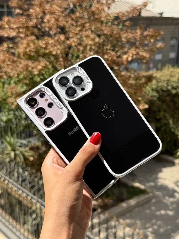 Stylish, sporty black iPhone 13 Pro case