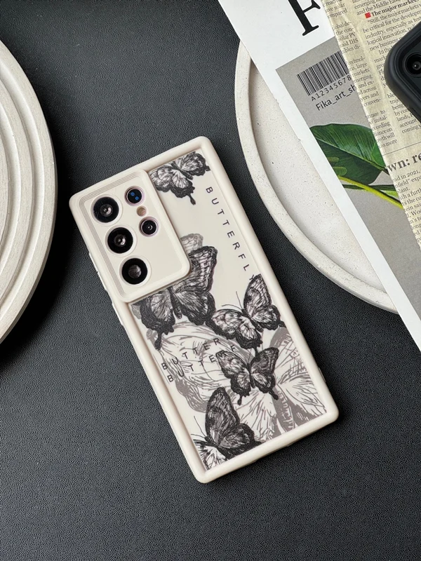 Solid frame butterfly design Samsung A53