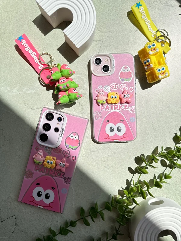 Patrick and Spongebob iPhone 13 frame