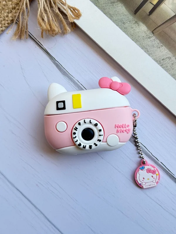 Hello Kitty Camera Silicone Airpod Cover