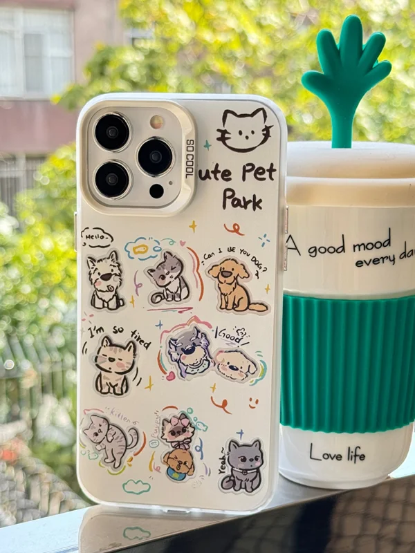 Cute animal park case for Samsung A51 phone