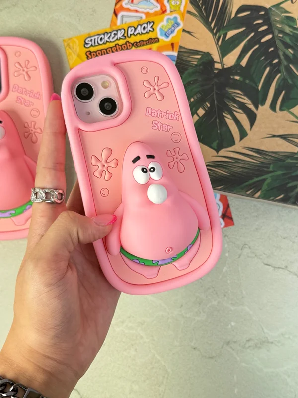Samsung S23 Ultra phone case, Patrick Bubble Gum design