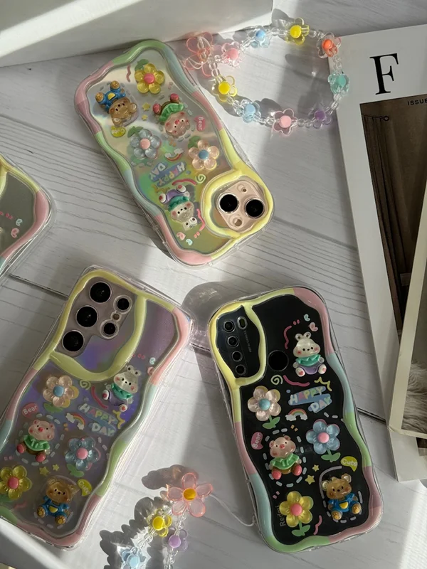 Puppet frame featuring flowers and animals  Xiaomi Redmi Note 11 Pro 4g and Redmo Note 12 Pro 4g phone