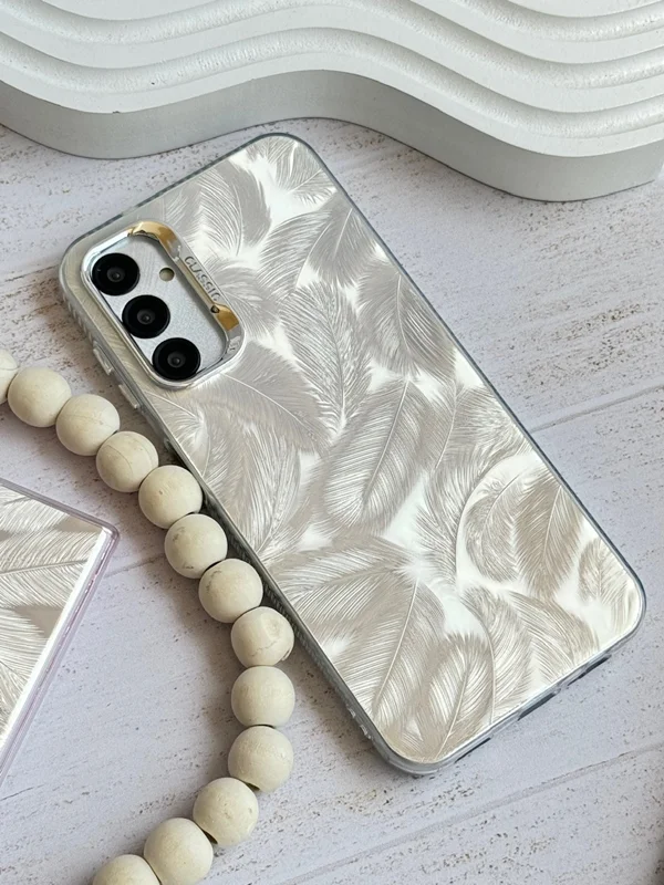 feather hologram case for Xiaomi Redmi Note 8 phone