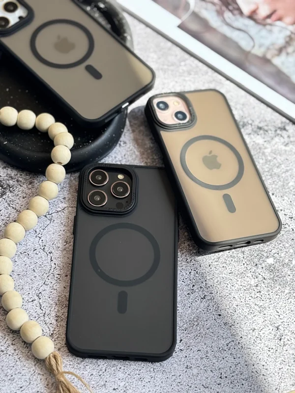 iPhone case with matte mag safe