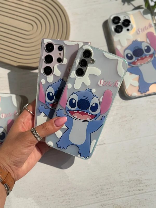 Holographic stitch design phone case