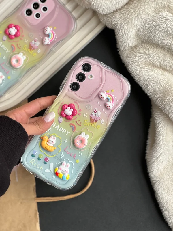 Happy Rabbit case for Samsung phone