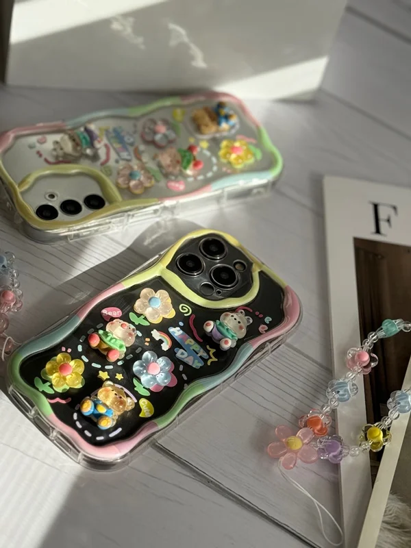 Puppet frame featuring flowers and animals  Xiaomi Redmi Note 11 Pro 4g and Redmo Note 12 Pro 4g phone