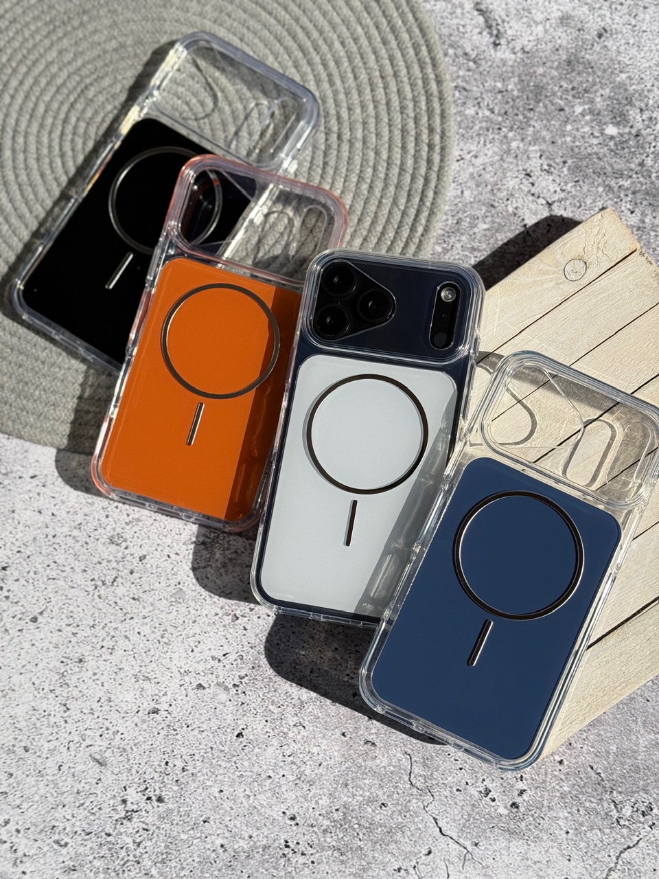 قاب Protective طرح مگ سیف رنگی گوشی آیفون 17 پرو