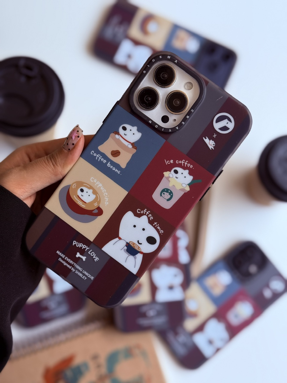 قاب Puppy Love Coffee (کدC2282)