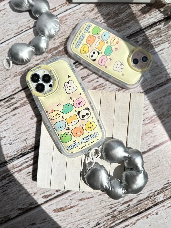 Good friends iPhone 13 case with pendant