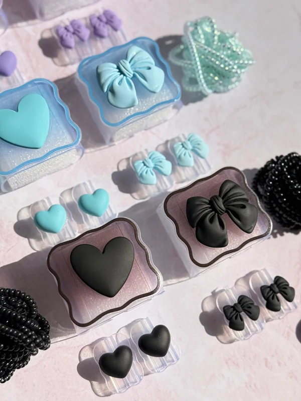 Samsung 25W Charger Cover with Cute Heart & Bow Design