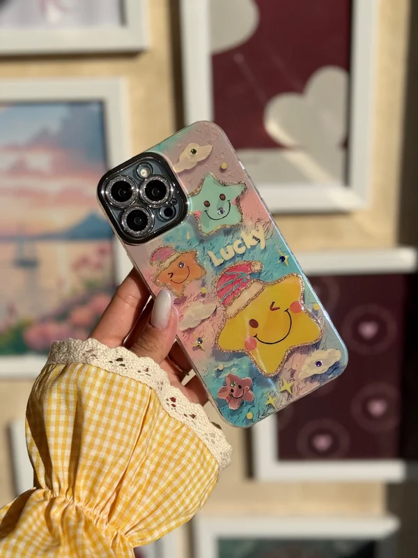 Cute Cartoon Star Design Phone Case iPhone 16 phone