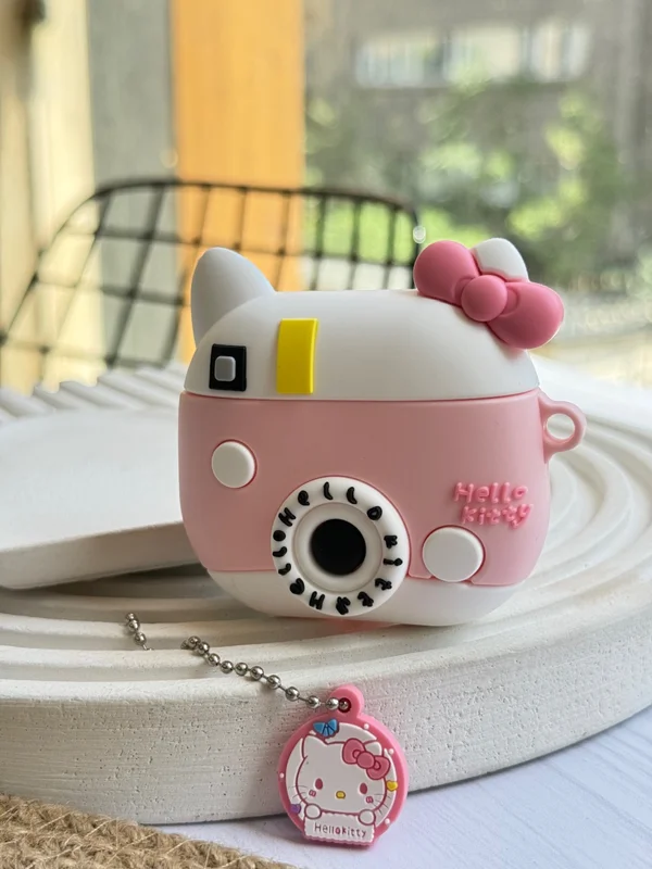 Hello Kitty Camera Silicone Airpod Cover