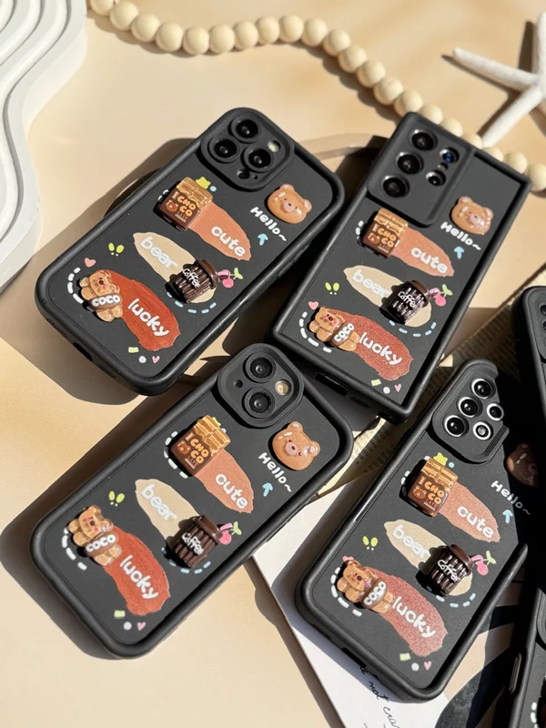 Solid chocolate bear Redmi Note 12 Pro 5g phone case