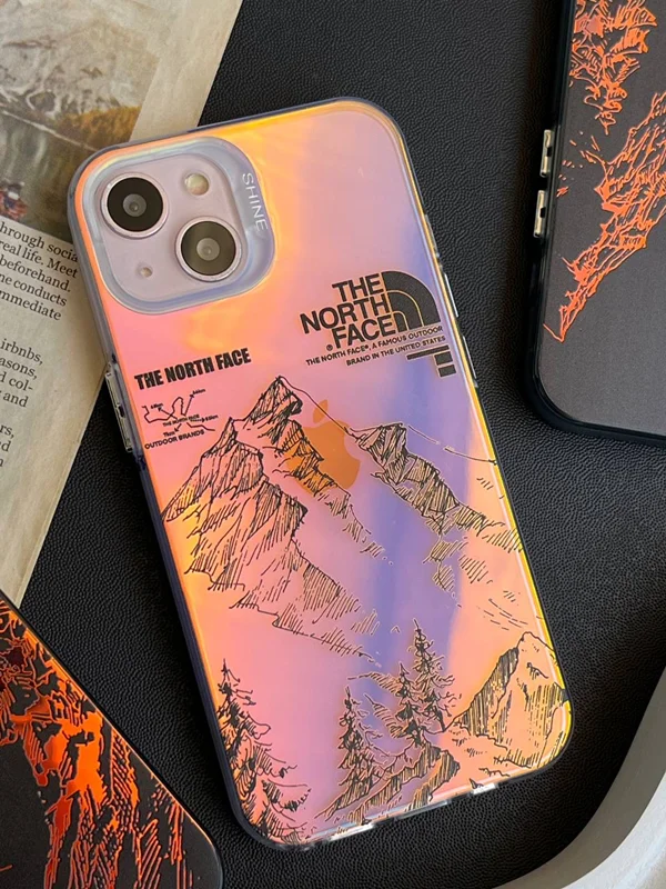 North face hologram iPhone 12-12 Pro case