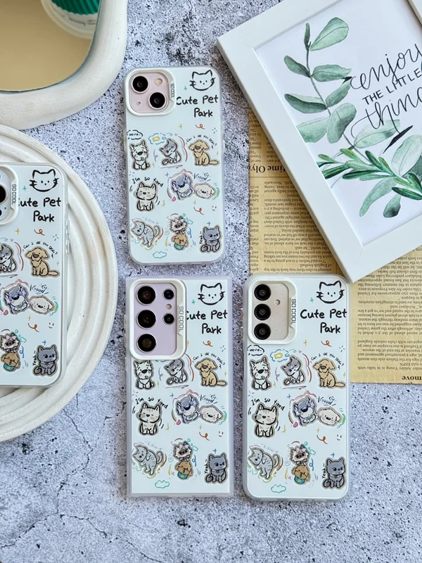 Cute animal park case for Samsung A51 phone