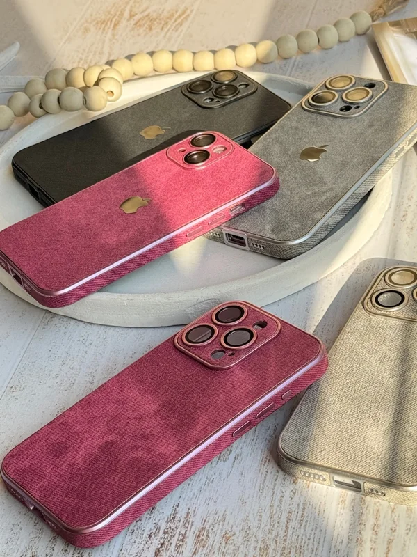 Alcantara fabric iPhone 12 Pro Max frame