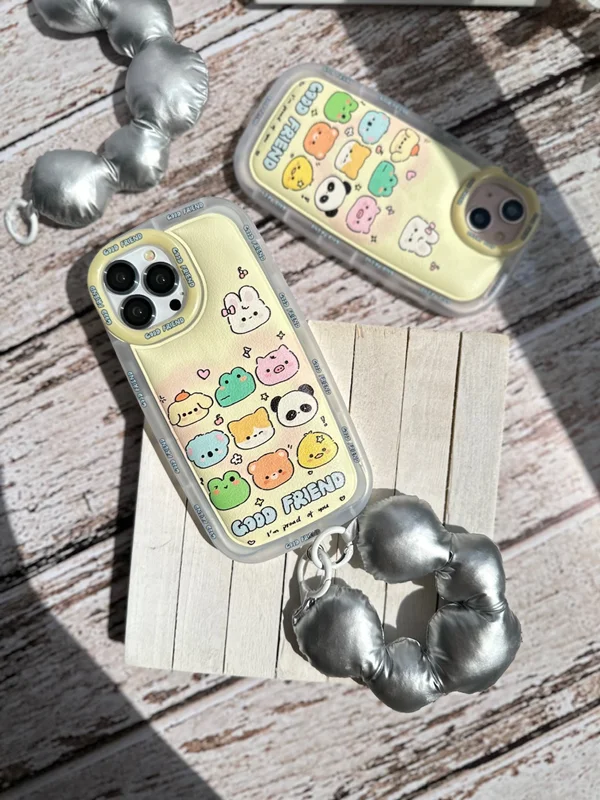 Good friends iPhone 13 case with pendant