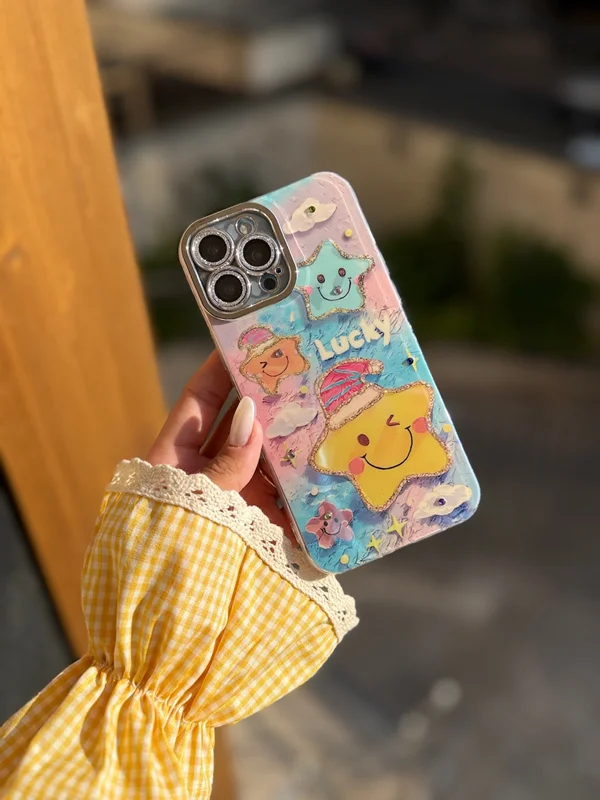 Cute Cartoon Star Design Phone Case iPhone 16 phone
