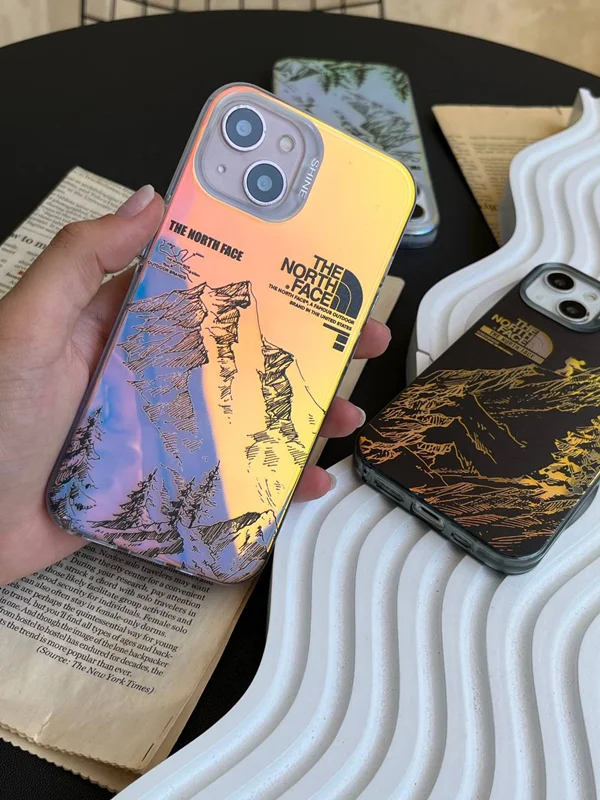 North face hologram iPhone 12-12 Pro case