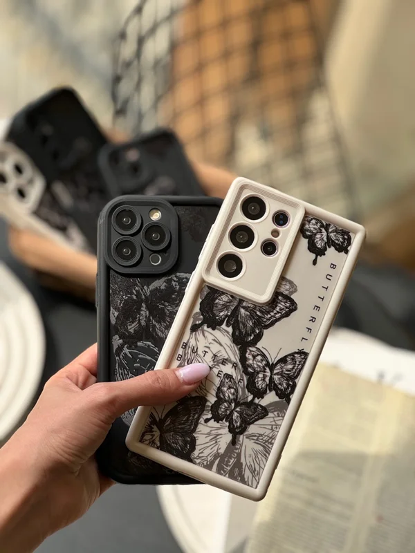Solid frame butterfly design Samsung A53