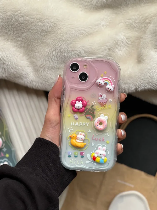 Happy Rabbit case for Samsung phone