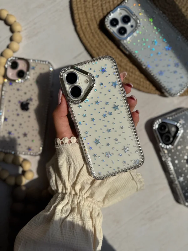 Star Rain Glitter Phone Case iPhone 13 phone