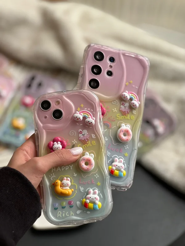 Happy Rabbit case for Samsung phone