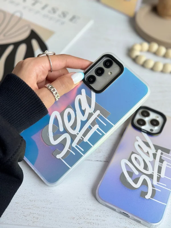 Samsung S21 FE Holographic Sea Design Case