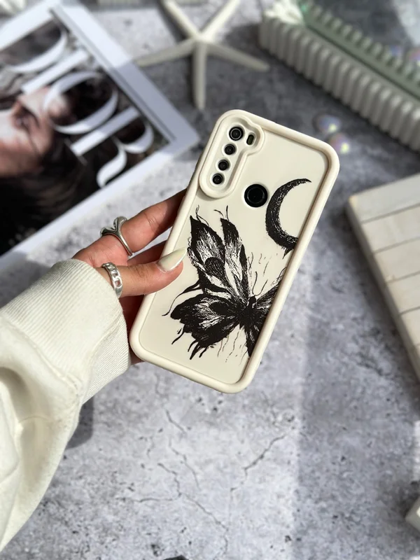 Solid butterfly and moon Samsung S20 Fe phone case