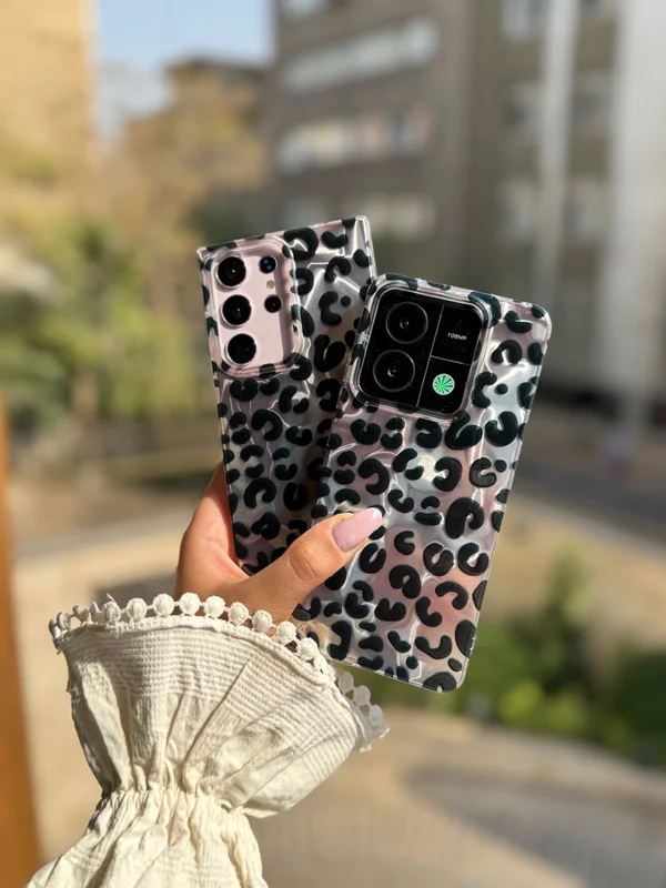 Shiny Leopard Print Phone Case Xiaomi Redmi 14C/Poco C75 phone