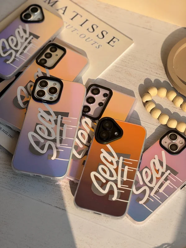 Samsung S21 FE Holographic Sea Design Case