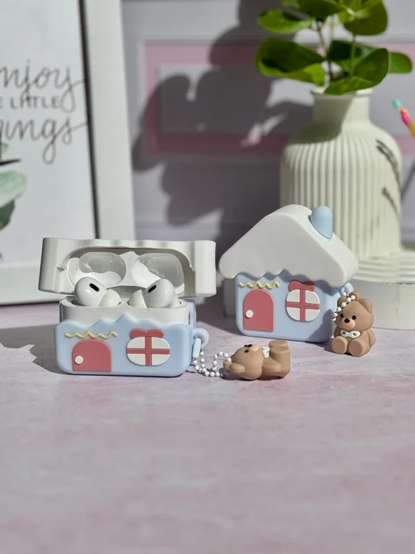Little Teddy House Design AirPods Case