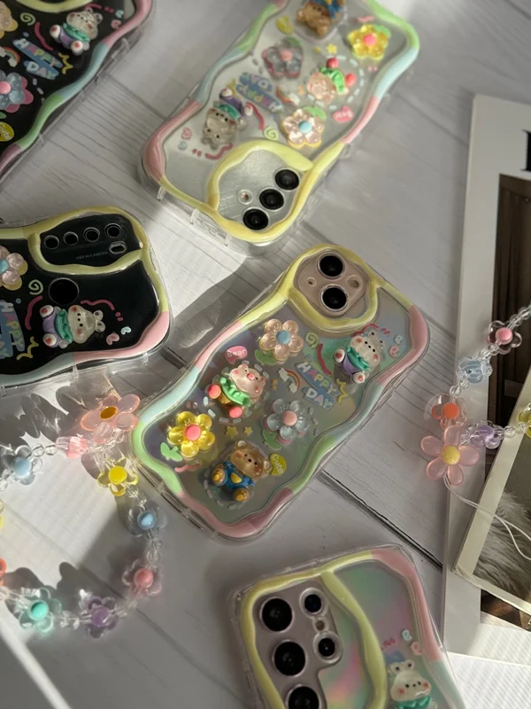 Puppet frame featuring flowers and animals  Xiaomi Redmi Note 11 Pro 4g and Redmo Note 12 Pro 4g phone
