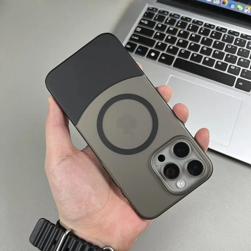Mag Safe hybrid matte iPhone 15 case