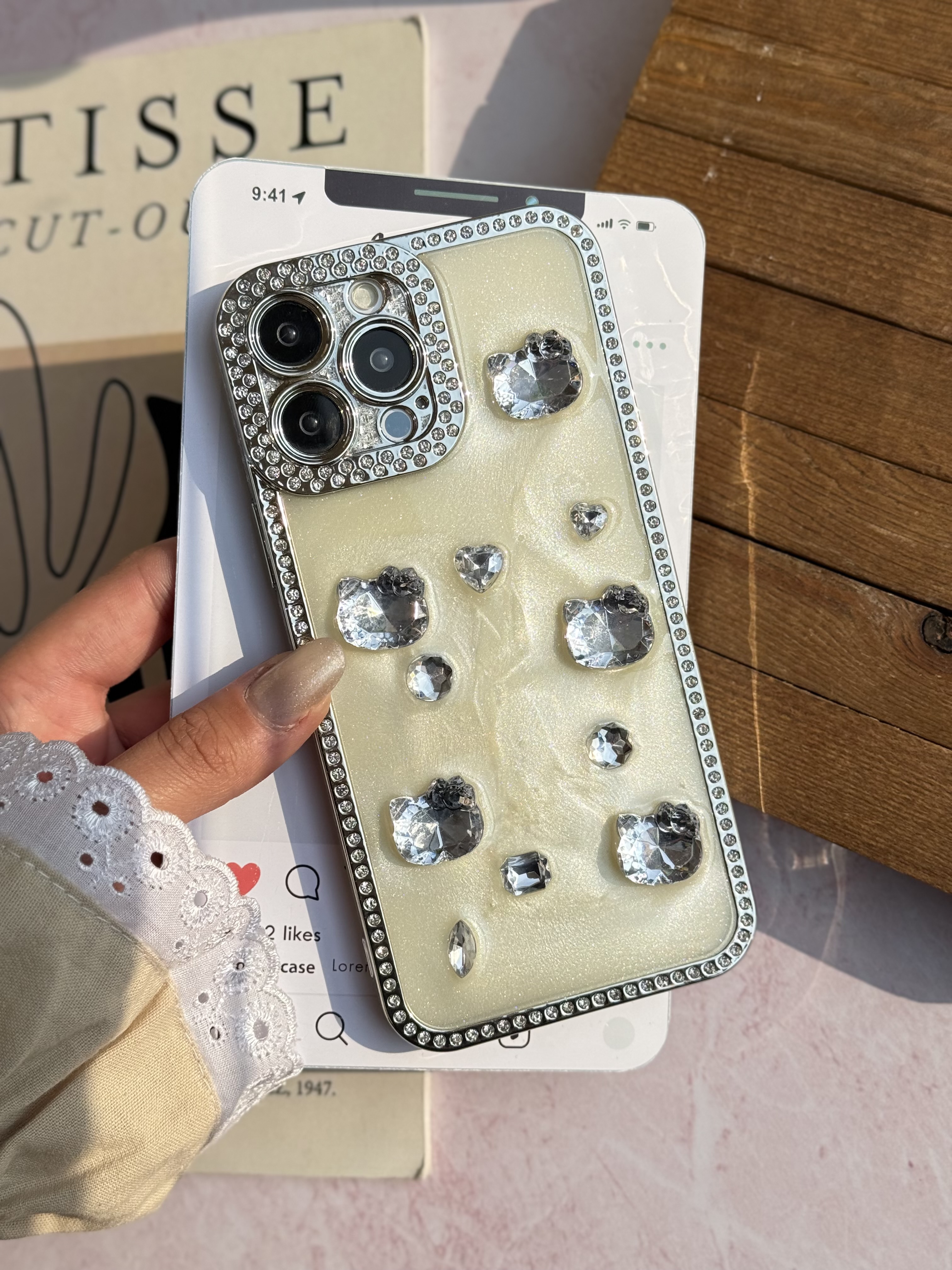 قاب هلوکیتی دیاموند رزینی (کدC2180)