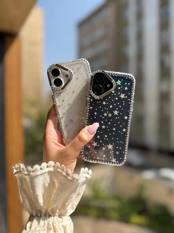 Star Rain Glitter Phone Case iPhone 13 phone