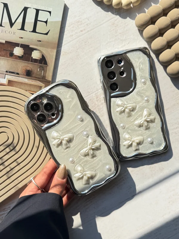 قاب گوشی سامسونگ S22 اولترا طرح پاپیون رزینی